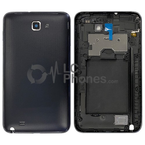 Samsung Note 1 N7000 - Middle Frame + Battery cover Black