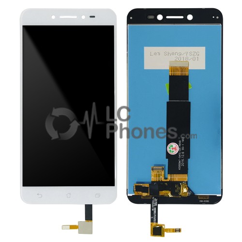 Asus Zenfone Live ZB501KL - Full Front LCD Digitizer White