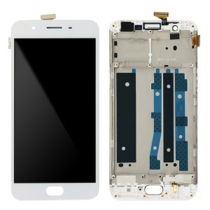 OPPO F1S A1601 - Full Front LCD Digitizer with Frame White