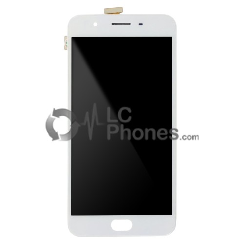 OPPO F1S A1601 - Full Front LCD Digitizer with Frame White