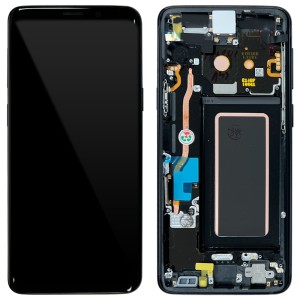 Samsung Galaxy S9 G960F - Full Front LCD Digitizer With Frame Black 