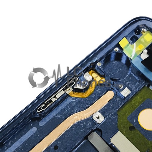 Samsung Galaxy S9 G960F - Full Front LCD Digitizer With Frame Blue < Service Pack >