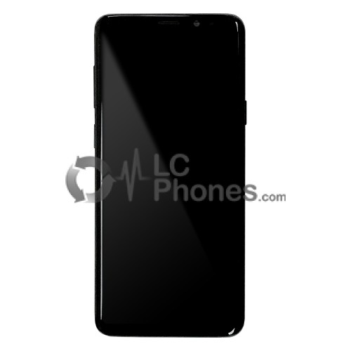 Samsung Galaxy S9 Plus G965F - Full Front LCD Digitizer With Frame Midnight Black < Service Pack >