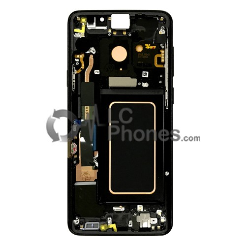 Samsung Galaxy S9 Plus G965F - Full Front LCD Digitizer With Frame Midnight Black < Service Pack >