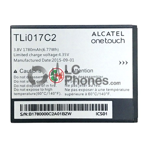 Alcatel Vodafone Smart Speed 6 VF-795 - Battery TLi017C2 1780mAh 6.77Wh