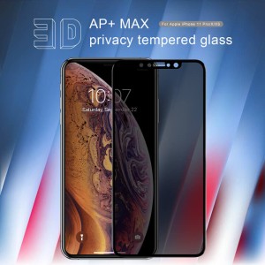 iPhone X / XS / 11 Pro  - NillKin 3D Anti Spy AP+ Max Anti-Explosion Tempered Glass