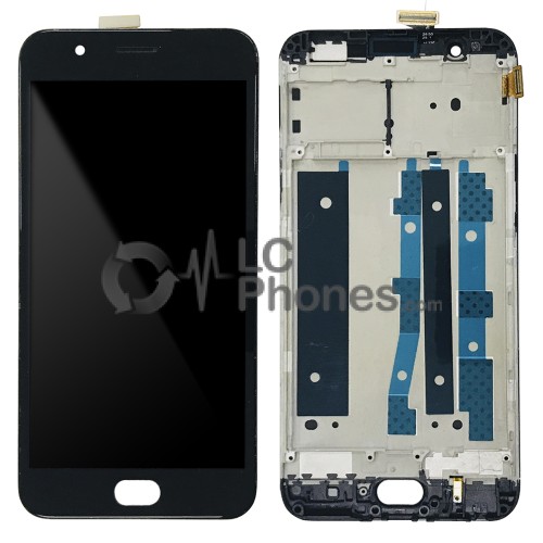 OPPO F1S A1601 - Full Front LCD Digitizer with Frame Black