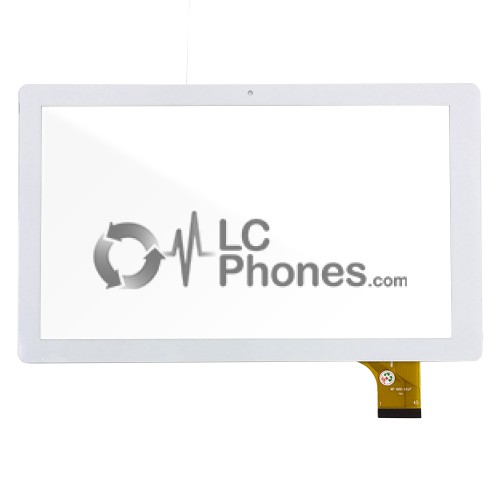 Archos 101D Neon / Universal 10.1 inch - Front Glass Digitizer MF-669-101F White