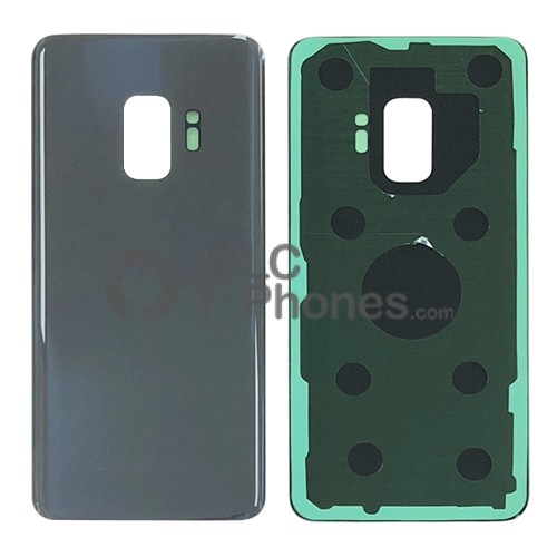 Samsung Galaxy S9 G960 - Battery Cover with Adhesive Silver