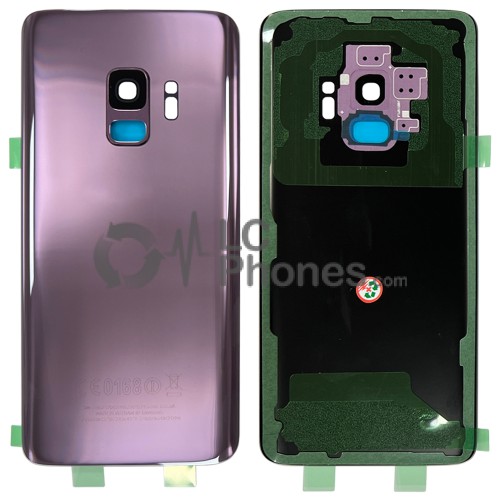 Samsung Galaxy S9 G960 - Battery Cover with Adhesive & Camera Lens Purple