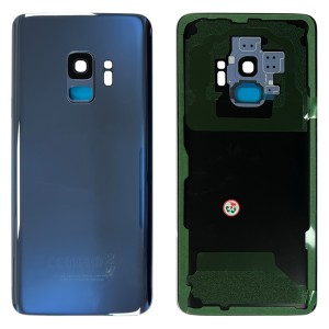 Samsung Galaxy S9 G960 - Battery Cover with Adhesive & Camera Lens Blue