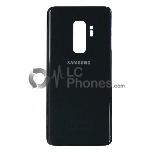 Samsung Galaxy S9 Plus G965 - Battery Cover with Adhesive & Camera Lens Black