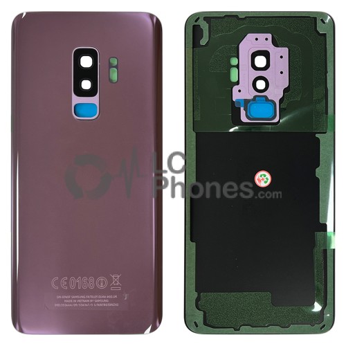 Samsung Galaxy S9 Plus G965 - Battery Cover with Adhesive & Camera Lens Purple