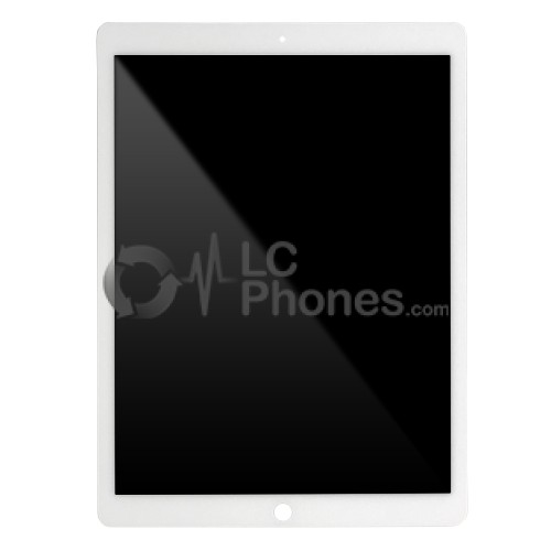 iPad Pro 12.9 2nd Gen (2017) A1670 A1671 - Full Front LCD Digitizer with Plate White (Original Remaded)