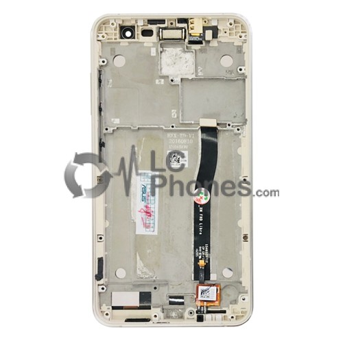 Asus Zenfone 3 ZE552KL - OEM Full Front LCD Digitizer With Frame Gold