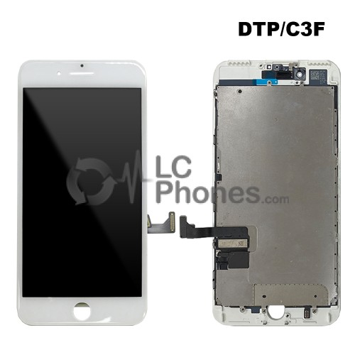 iPhone 7 Plus - LCD Digitizer (Original Remaded) White (Comp. DTP/C3F)