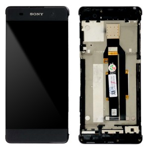 Sony Xperia XA F3111 F3113 F3115 / XA Dual F3112 F3116 - Full Front LCD Digitizer with Frame Black