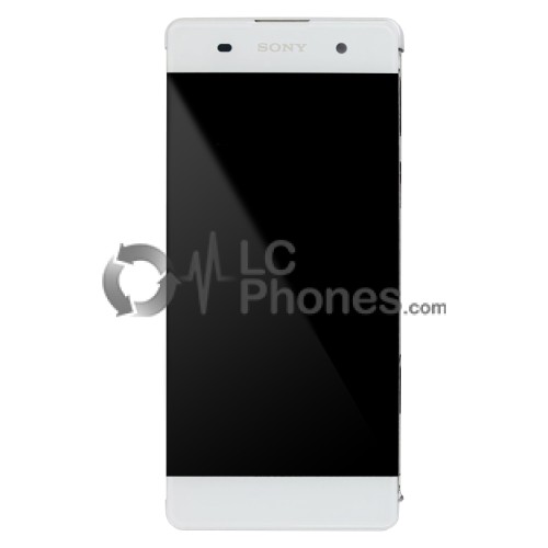 Sony Xperia XA F3111 F3113 F3115 / XA Dual F3112 F3116 - Full Front LCD Digitizer with Frame  White