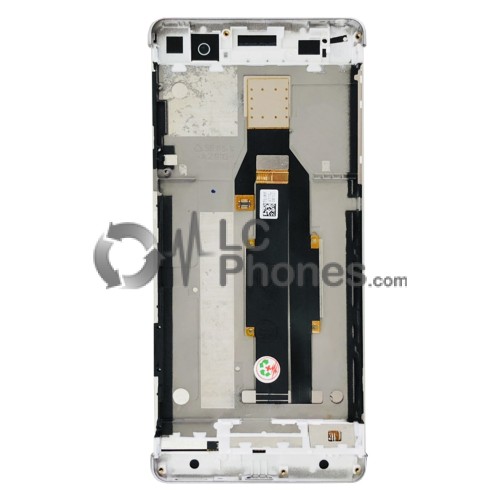 Sony Xperia XA F3111 F3113 F3115 / XA Dual F3112 F3116 - Full Front LCD Digitizer with Frame  White