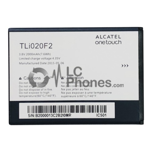 Alcatel One Touch Fierce 2 - Battery TLi020F2 2000mAh 7.6Wh