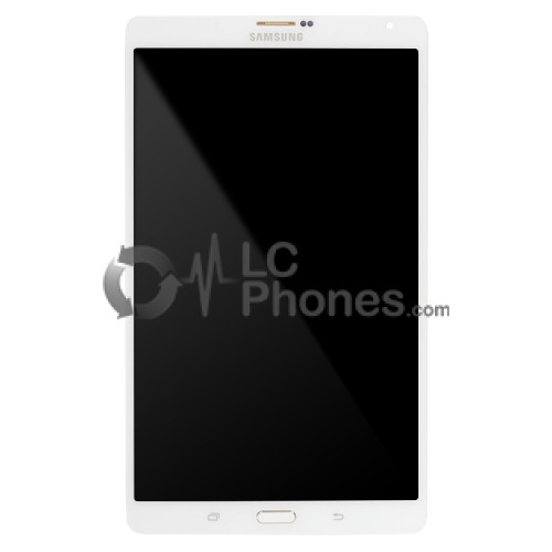 Samsung Galaxy Tab S 8.4 T705 - Full Front LCD Digitizer White < Service Pack >