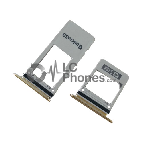 Samsung Galaxy A8 (2018) A530 - Sim / SD Card Tray Gold