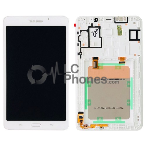 Samsung Tab A T280 7.0 - Full Front LCD Digitizer With Frame White