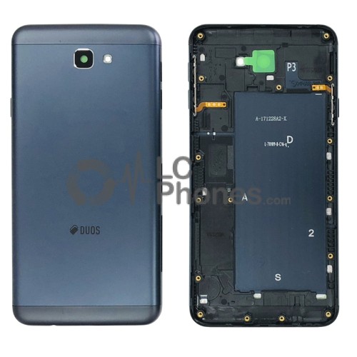 Samsung Galaxy J7 Prime Duos G610DS - Back Housing Cover Black