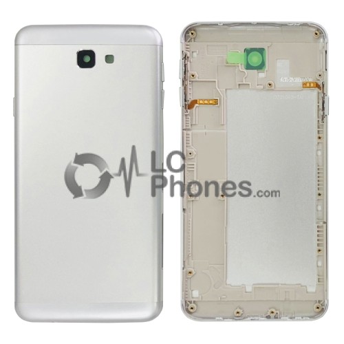 Samsung Galaxy J7 Prime Duos G610DS - Back Housing Cover Silver