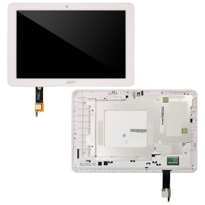 Acer Iconia Tab A3-A20 - Full Front LCD Digitizer With Frame White