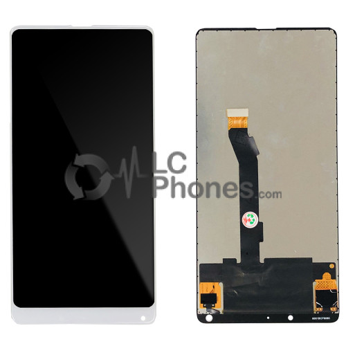 Xiaomi Mi Mix 2 MDE5 - Full Front LCD Digitizer White ( Original Remaded )