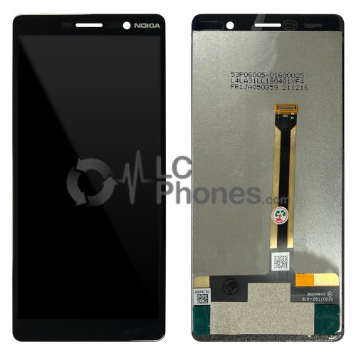 Nokia 7 Plus TA-1046 - Full Front LCD Digitizer Black