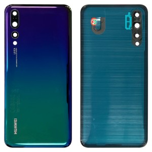 Huawei P20 Pro - Battery Cover with Adhesive & Camera Lens Twilight Blue