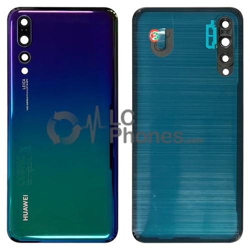 Huawei P20 Pro - Battery Cover with Adhesive & Camera Lens Twilight Blue