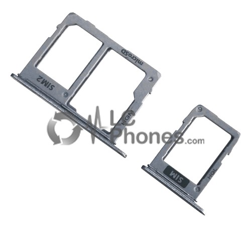 Samsung Galaxy A8 (2018) A530 - Sim Tray Holder Grey