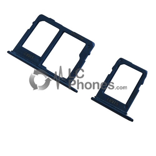 Samsung Galaxy A8 (2018) A530 - Sim Tray Holder Blue