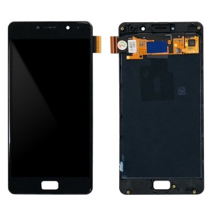 Lenovo Vibe P2 - Full Front LCD Digitizer with Frame Black