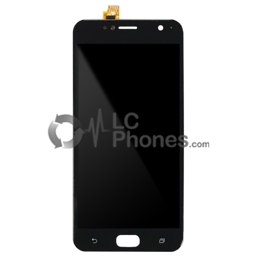 Asus Zenfone 4 Selfie Lite ZB553KL - Full Front LCD Digitizer with Frame Black