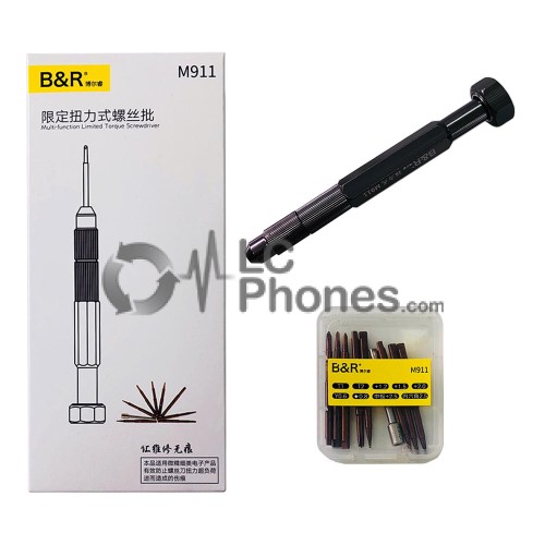 B&R - Multi-Function Limited Torque Screwdriver 9 in 1 Kit M911