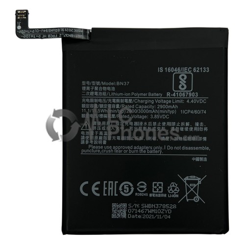 Xiaomi Redmi 6 / 6A - Battery BN37 3000mAh 11.5Wh