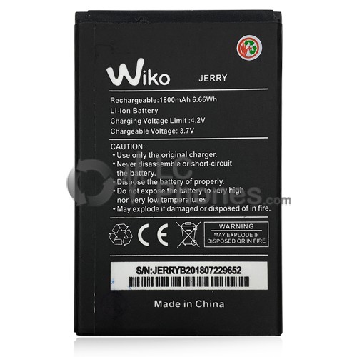 Wiko Jerry - Battery 1800 mAh 6.66Wh