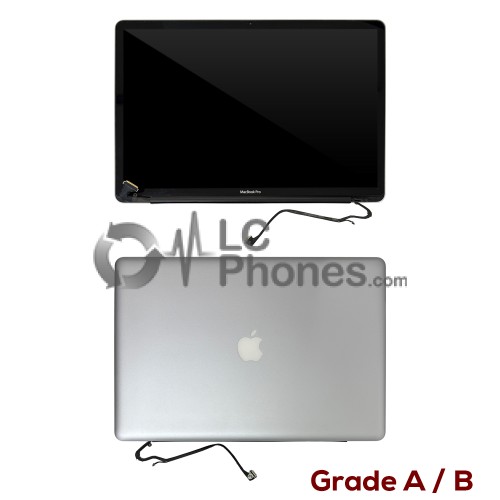 Macbook Pro 17 inch A1297 - Full Front LCD with Housing Silver ( Original Used ) Grade A/B