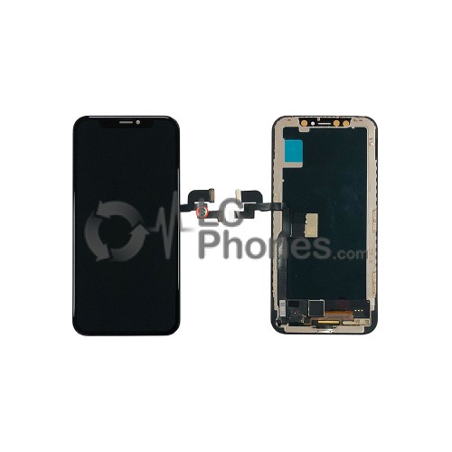 iPhone X - Full Front LCD Digitizer Black In-Cell TianMa