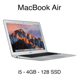 Macbook Air 13  A1466 2015 - Intel Core i5-5250U CPU 1.60GHz 4GB 128GB SSD / Grade A / B