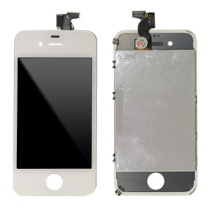 iPhone 4G - Full Front LCD Digitizer  White