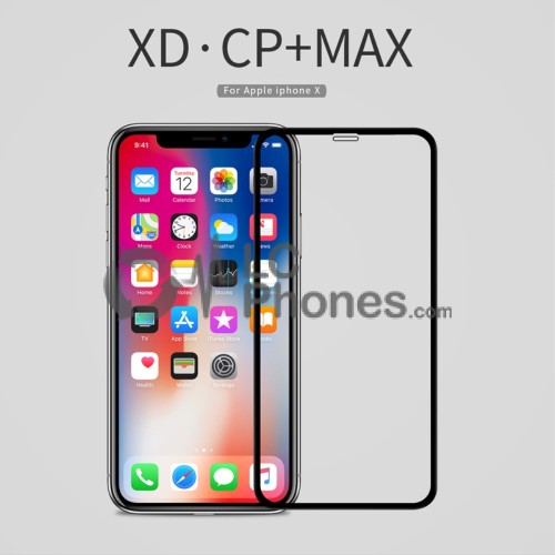 iPhone X / XS / 11 Pro - NillKin 3D CP+ Max Full Coverage Anti-explosion Tempered Glass Black