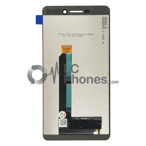 Nokia 6.1 TA-1043 / TA-1050 / TA-1068 - Full Front LCD Digitizer Black