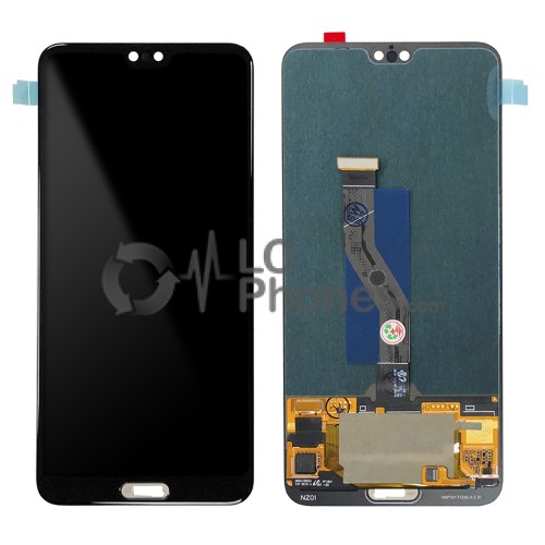 Huawei P20 Plus - Full Front LCD Digitizer Black