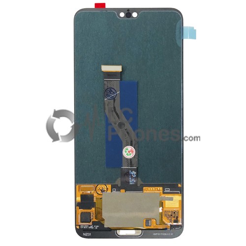 Huawei P20 Plus - Full Front LCD Digitizer Black