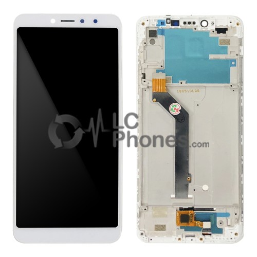 Xiaomi Redmi S2 / Y2 - Full Front LCD Digitizer with Frame White